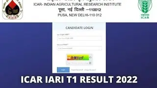 🔴LIVE - Icar result 2022,icar iari result date 2022,Icar result date,iari cut off 