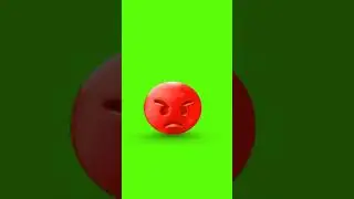 Green Screen Angry Emoji 