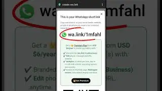 Create WhatsApp links with Custom Message #shorts