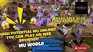 First of its kind MU Server that can be played in a Web Browser!! - MU World