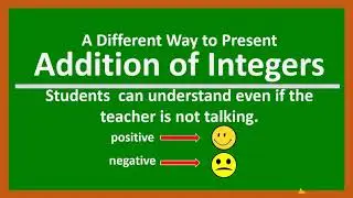 Addition of Integers - Easiest Way