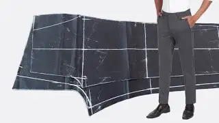 How to Cut Pants for Tailor-Made Perfection (Full Guide) | Easy pant cutting// Formula pant cutting