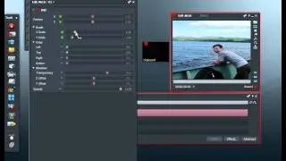 How to create a still image zoom in Lightworks video editor