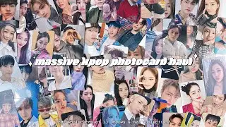a long awaited massive kpop photocard haul ❦ 250+ photocards + new collections ?!