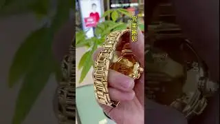 Satisfying ASMR Golden Watch Repairing || 