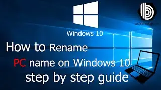 How to rename PC name on windows 10