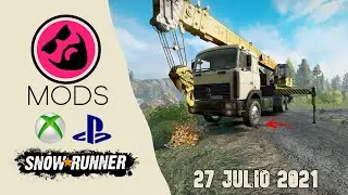 SnowRunner / ZiKZ highway pack CONSOLE ONLY / mod / playstation  / xbox / crane / grua