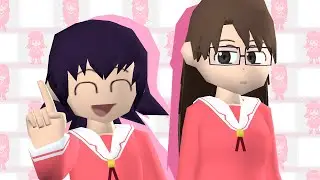 Tomo x Yomi Valentine's Day Animation (Azumanga Daioh Toyomi)