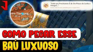 CONQUISTA SECRETA E BAÚ LUXUOSO NO DESPENHADEIRO! GENSHIN IMPACT