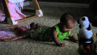 Callie trying to crawl, 11/3/12