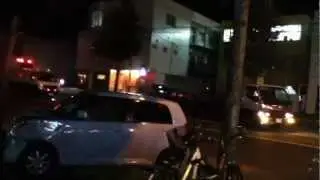 Japanese Police Everywhere At Night