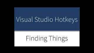 Hotkeys and Shortcuts | Synergy in Visual Studio
