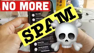 How to block spam sms text messages with no number on iphone (ios14)