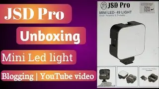 JSD Pro Mini Led Light | Blogging You Tube video