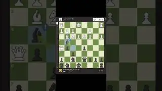 QUEEN TRAP! #chess #checkmate #chessmate #chessgame #chessmates #chesss #chesscom #chessman
