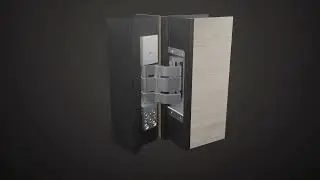 демонстрация работы скрытых петель i-doors