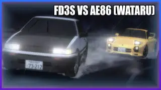 INITIAL D - FD3S VS AE86 (Wataru) [HIGH QUALITY]