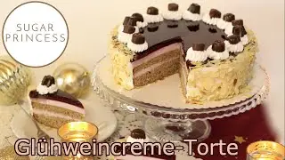 Heavenly Mulled Wine Cake | Christmas Cake | New Year's Eve Cake | SCCC 2019 | Recipe by Sugarpri...