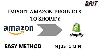 How to Import Amazon Products into shopify Store || URDU || 2022 || Shopify Dropshipping || BRIT
