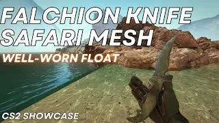 Falchion Knife Safari Mesh (Well-Worn) | CS2 Skin Showcase #960
