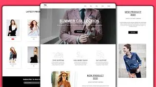 How To Make E-Commerce Shopping Website Using HTML And CSS Step By Step