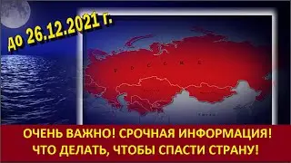 Видео с канала CONSERVA - Что делать до 26.12.2021, чтобы спасти страну.