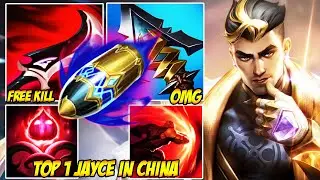 WILD RIFT CHINA TOP 1 JAYCE - THE MOMENT HE PRESSED E — THEY DIED