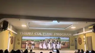 Tharu cultural dance in sauraha