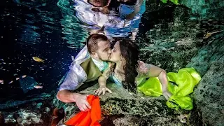 Trash The Dress Underwater - Danielle and Nick - Sebi Messina Photography