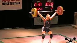 Doreen Heldt American Record 103kg Snatch