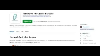 Facebook Post Liker Scraper