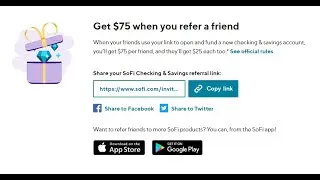 Sofi Bank Affiliate Program ($75 over and over again)