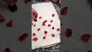 Меренговый рулет😋 #меренговыйрулет