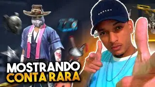 MOSTRANDO A MINHA CONTA RARA FREE FIRE