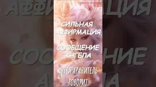 Сильная аффирмация. СООБЩЕНИЕ АНГЕЛА 🌿  #аффирмации #молитва #медитация #психология