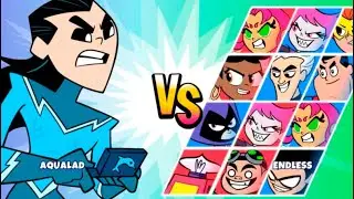 Teen Titans Go Jump Jousts 2 - Aqualad (CN Games)
