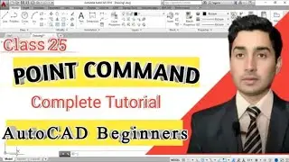 AutoCAD Point Command Tutorial | Multiple Points & Point Style Explained | AutoCAD Class 25