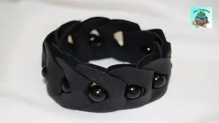 ПРОСТОЙ БРАСЛЕТ ИЗ КОЖИ СВОИМИ РУКАМИ. КАК СДЕЛАТЬ КОЖАНЫЙ БРАСЛЕТ Leather bracelet (DIY, Handmade).