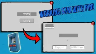 How to Make ATM SYSTEM WITH PIN? | Roblox Studio Tutorial