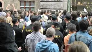 Народный сход за освобожденние политзаключённых в ч Навального А 18 июля 2013 м Садовая Спб