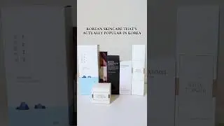 Popular skincare products in Korea that are actually effective #youtubeshort #skincare #kbeauty