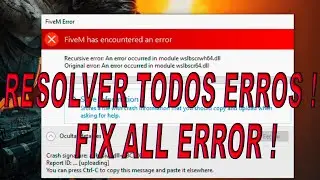 Como corrigir erro do Fivem