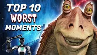 10 Worst Moments in Star Wars (According to ChatGPT)