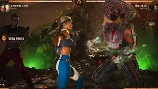 Sub-Zero vs cocky Johnny Cage player in KL -MK1