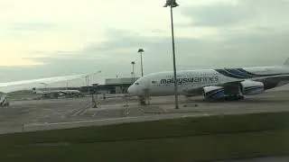 ANA816 クアラルンプール空港離陸 クアラルンプール～成田 B787-82017/2/9　Take-off at Kuala Lumpur International Airport