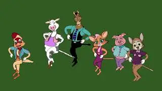 GreenScreen Animals Dancing