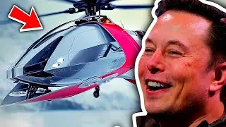 A Look Inside Elon Musk's New Tesla Helicopter!