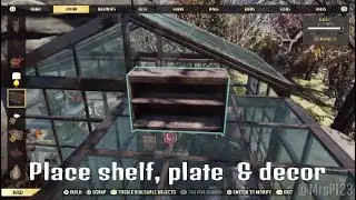 Fallout76 CAMP Trick - Easier Merge Trick For Shelves