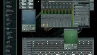 Messing around with fruity loops (full screen)