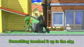 Toon Link and Cloud meet Min Min